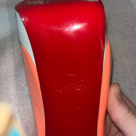 Christian Louboutin Lady Peep Slingback 150 mm size 39 - Picture 10 of 11